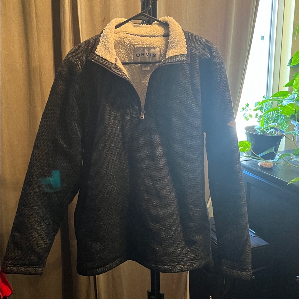 Orvis Black Fleece Half-Zip Pullover
